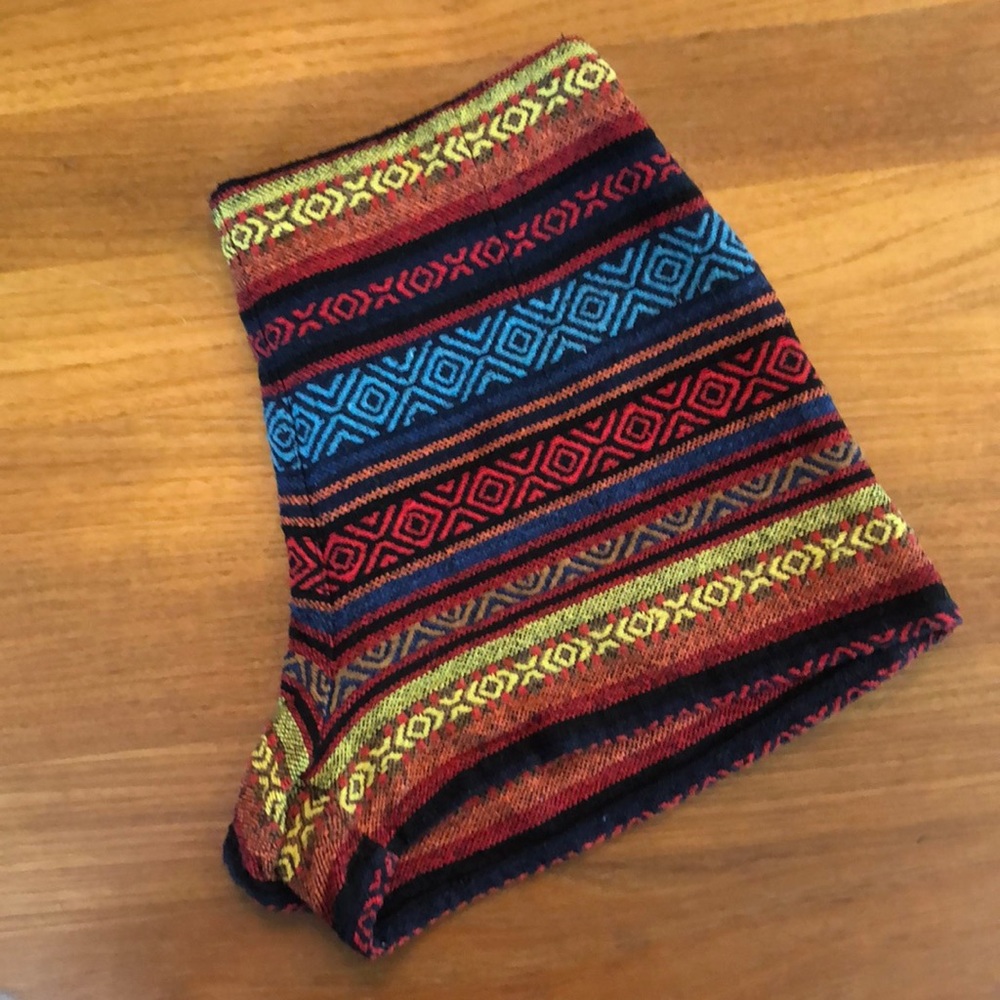 Boutique Patterned Multi Colored Boho Shorts M